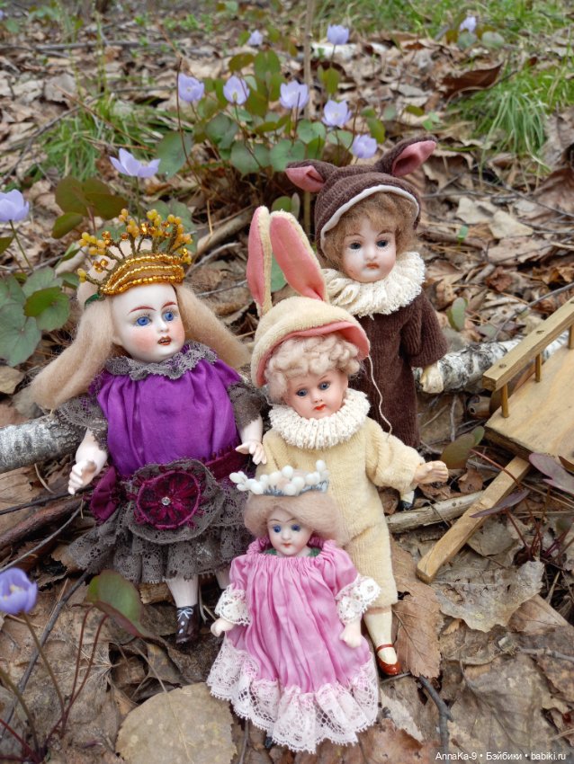 Mignonette цветочные феи — Антикварные куклы Mignonette (Миньонетта): карманные (фото 4)