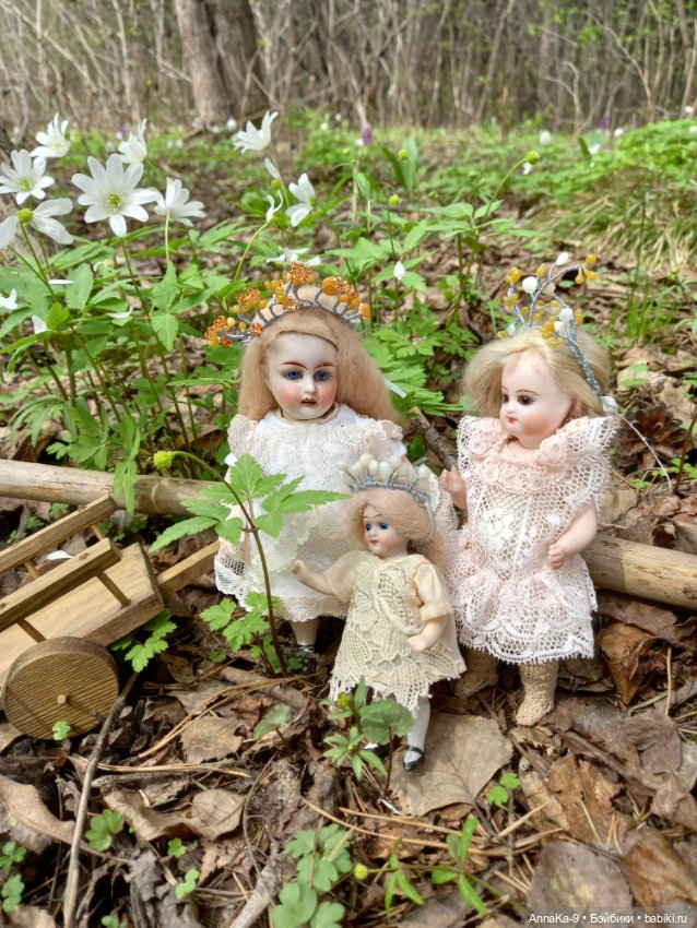 Mignonette цветочные феи — Антикварные куклы Mignonette (Миньонетта): карманные