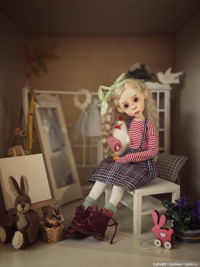 Сюзи-большие глаза — Куклы Tafidolls (Татьяна Филенко): российские BJD (БЖД)