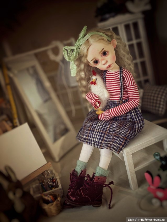 Сюзи-большие глаза — Куклы Tafidolls (Татьяна Филенко): российские BJD (БЖД)