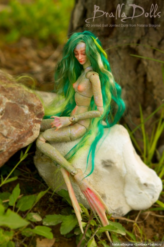 Новые русалки 2 — Авторские шарнирные куклы своими руками: лепка