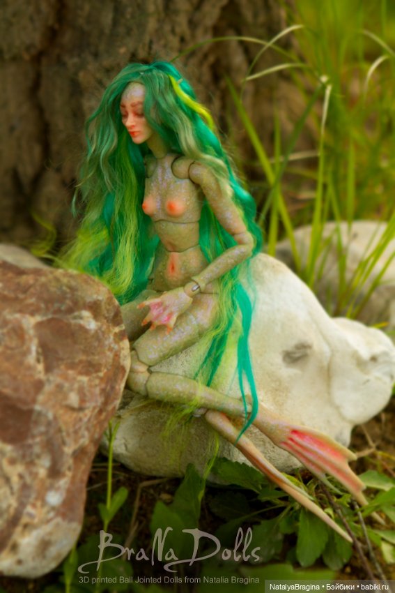 Новые русалки 2 — Авторские шарнирные куклы своими руками: лепка