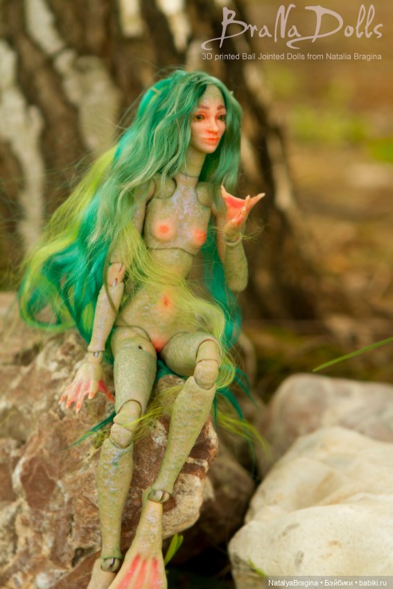 Новые русалки 2 — Авторские шарнирные куклы своими руками: лепка