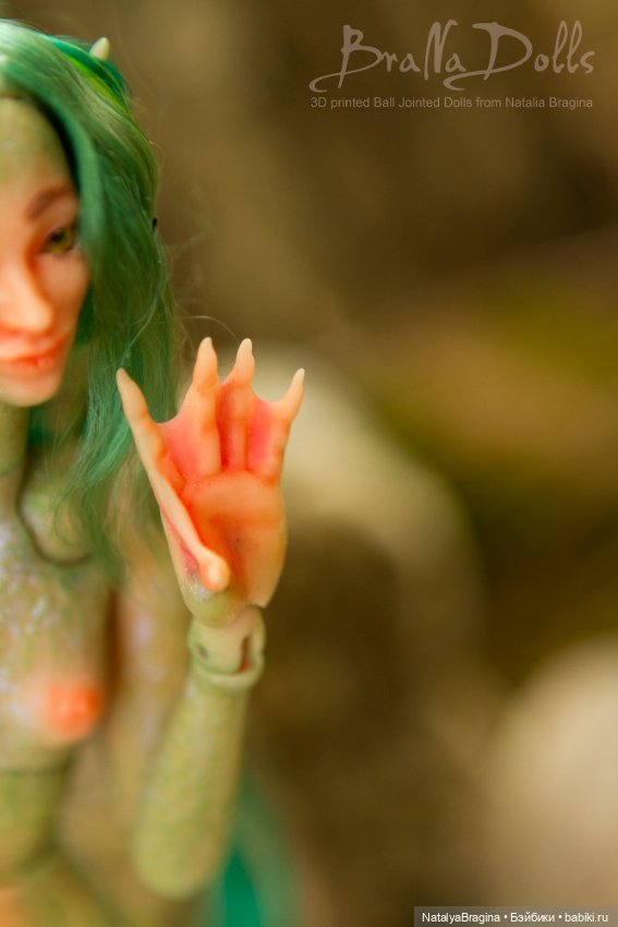 Новые русалки 2 — Авторские шарнирные куклы своими руками: лепка (фото 7)