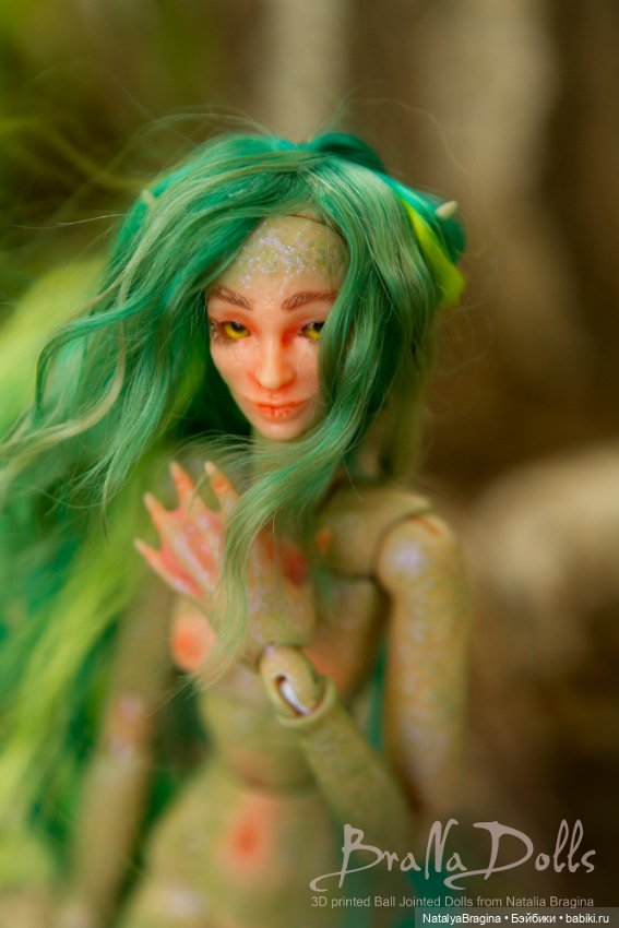 Новые русалки 2 — Авторские шарнирные куклы своими руками: лепка (фото 8)
