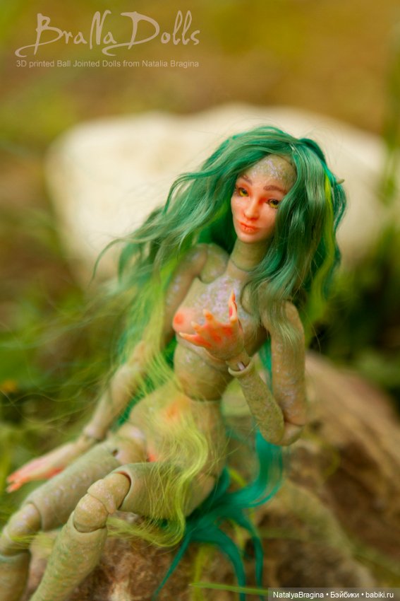 Новые русалки 2 — Авторские шарнирные куклы своими руками: лепка (фото 3)