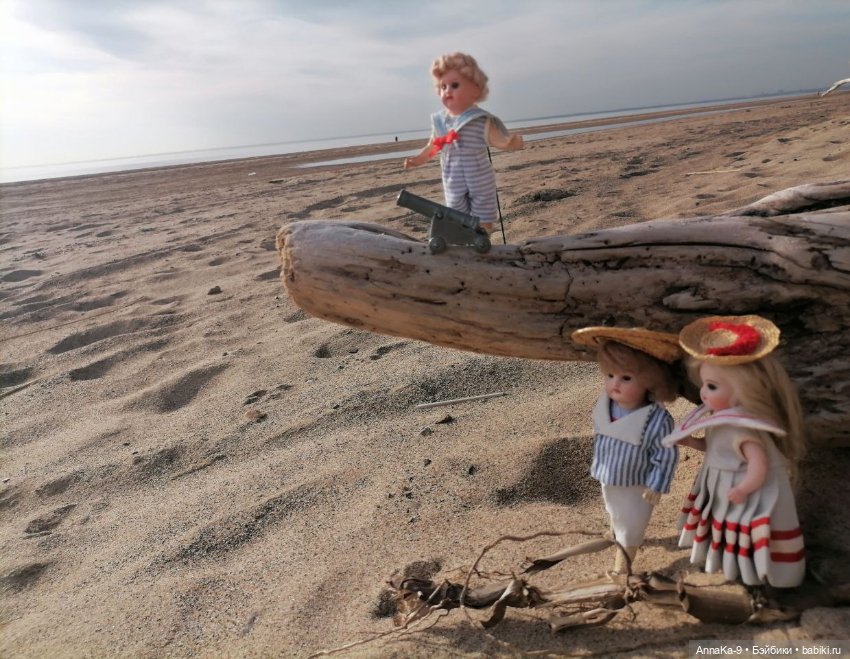 Mignonette в матросках — Антикварные куклы Mignonette (Миньонетта): карманные (фото 8)