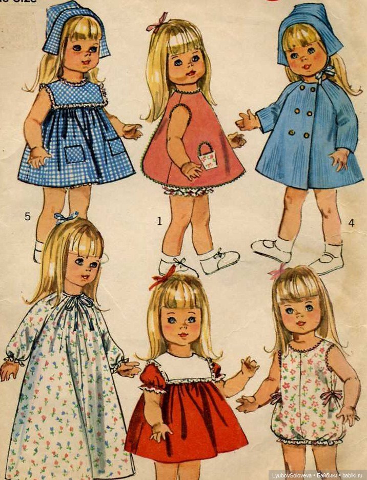Платья для малышек — Одежда и обувь для кукол своими руками: фото