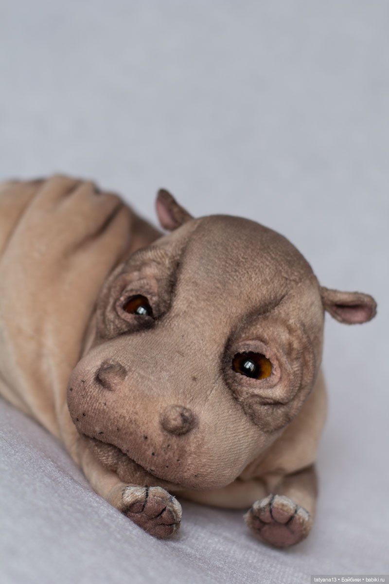 Бегемотя Мотя — Авторские мишки Тедди и друзья: фото (фото 5)