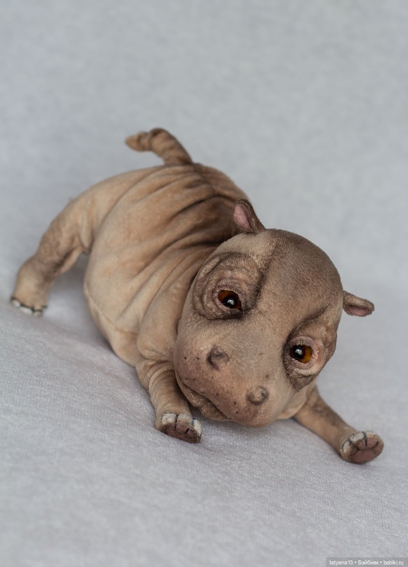 Бегемотя Мотя — Авторские мишки Тедди и друзья: фото (фото 2)