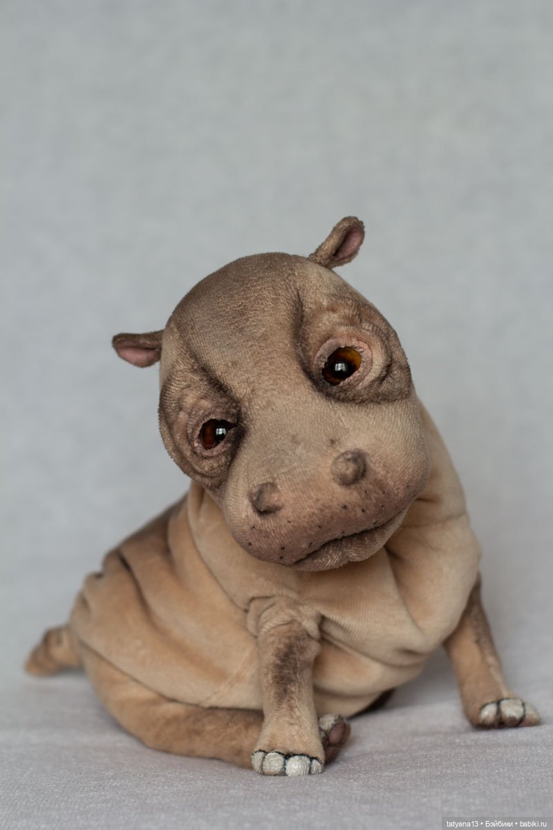 Бегемотя Мотя — Авторские мишки Тедди и друзья: фото