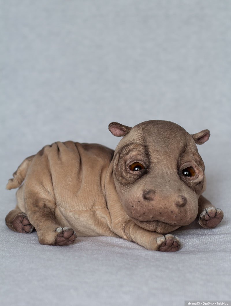 Бегемотя Мотя — Авторские мишки Тедди и друзья: фото (фото 4)