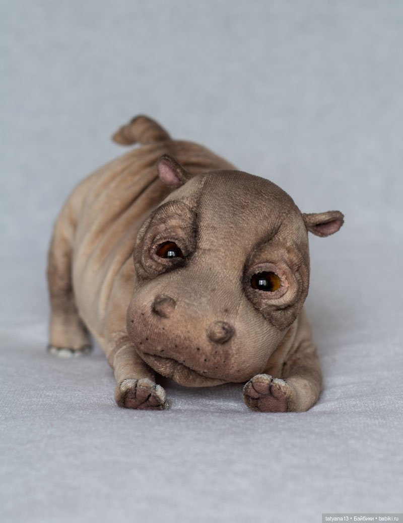 Бегемотя Мотя — Авторские мишки Тедди и друзья: фото (фото 3)