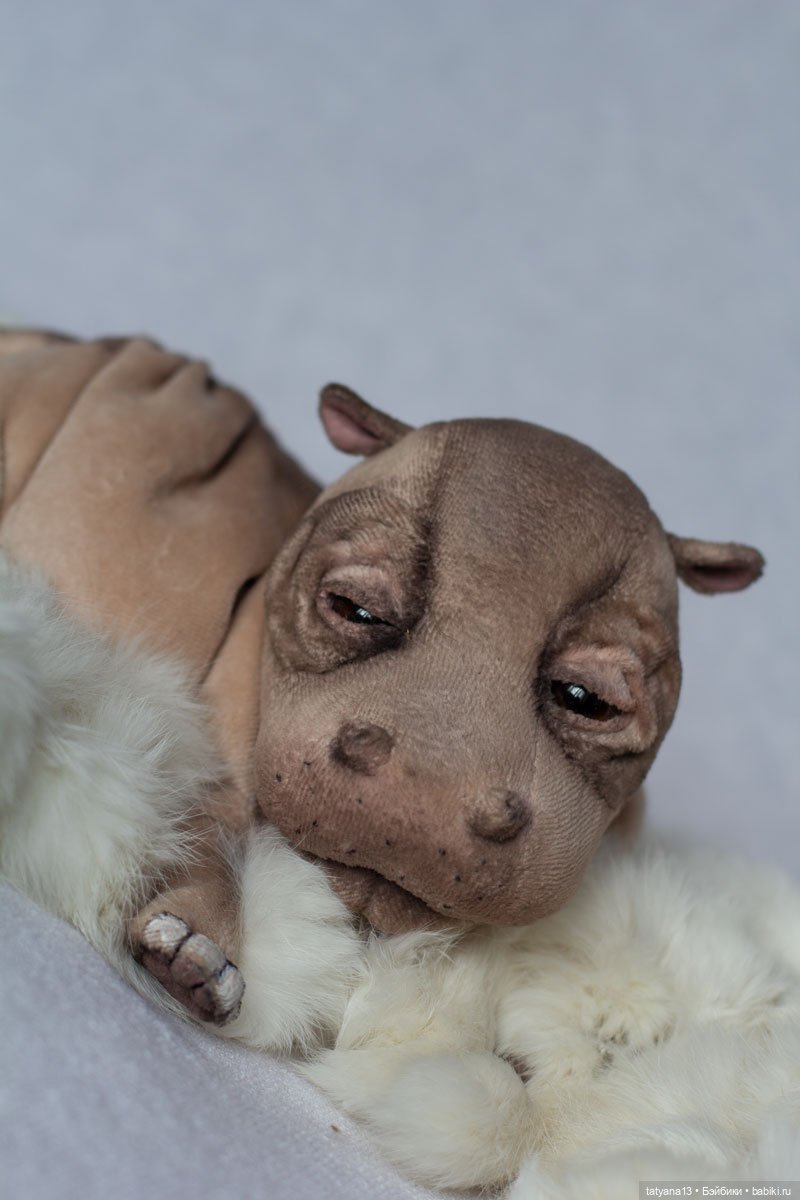 Бегемотя Мотя — Авторские мишки Тедди и друзья: фото (фото 9)