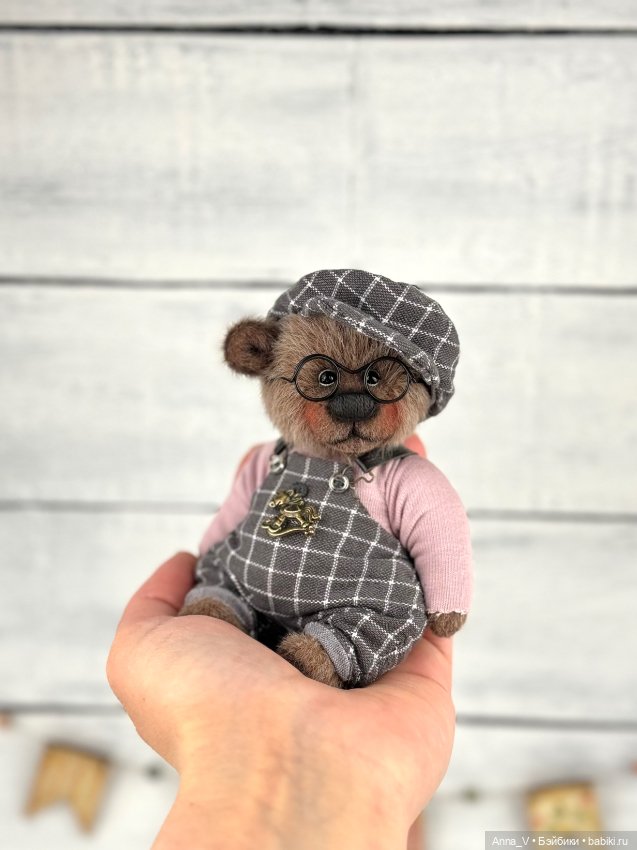 Тедди мишка Тьерри — Авторские мишки Тедди и друзья: фото (фото 4)