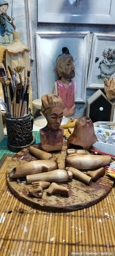 Амазонка — Авторские куклы из дерева (фото 6)