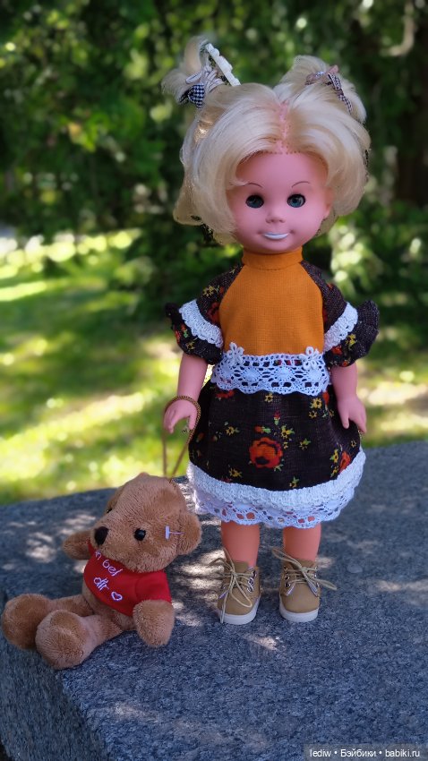 Новая жизнь старых кукол. Девочка , с которой детям не разрешали водиться.Ирмгард (фото 4)