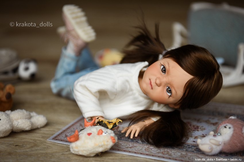 Маленькая Врединка — ООАК и репейнт игровых кукол: Bratz (фото 10)