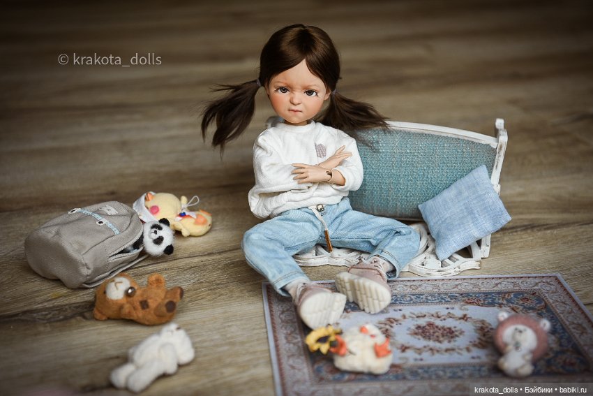 Маленькая Врединка — ООАК и репейнт игровых кукол: Bratz