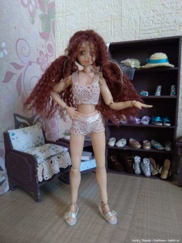 Как просто сделать босоножки кукле (фото 4)