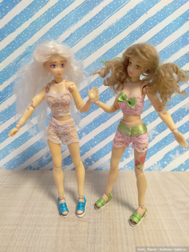 Как просто сделать босоножки кукле (фото 5)