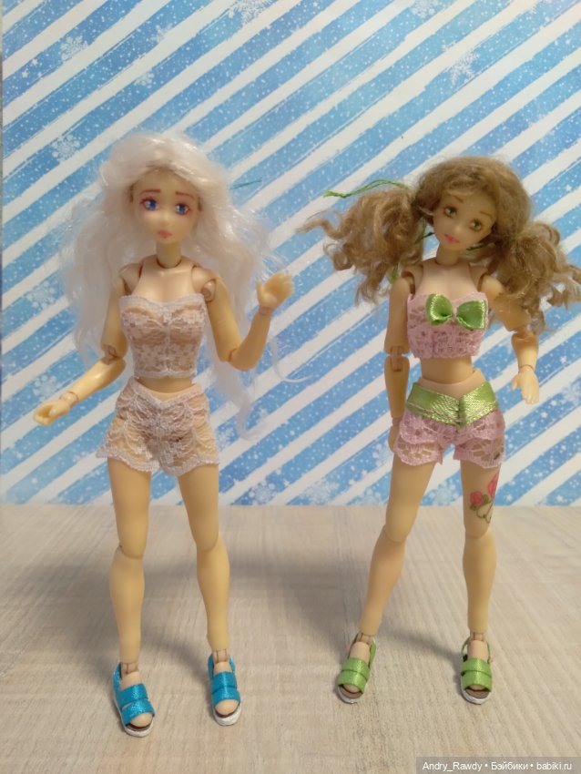 Как просто сделать босоножки кукле (фото 7)