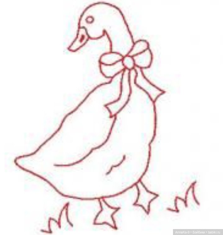 Схемы и примеры вышивки швом назад иголку