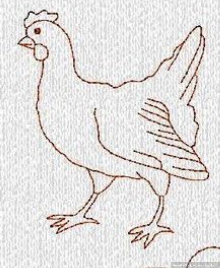 Схемы и примеры вышивки швом назад иголку