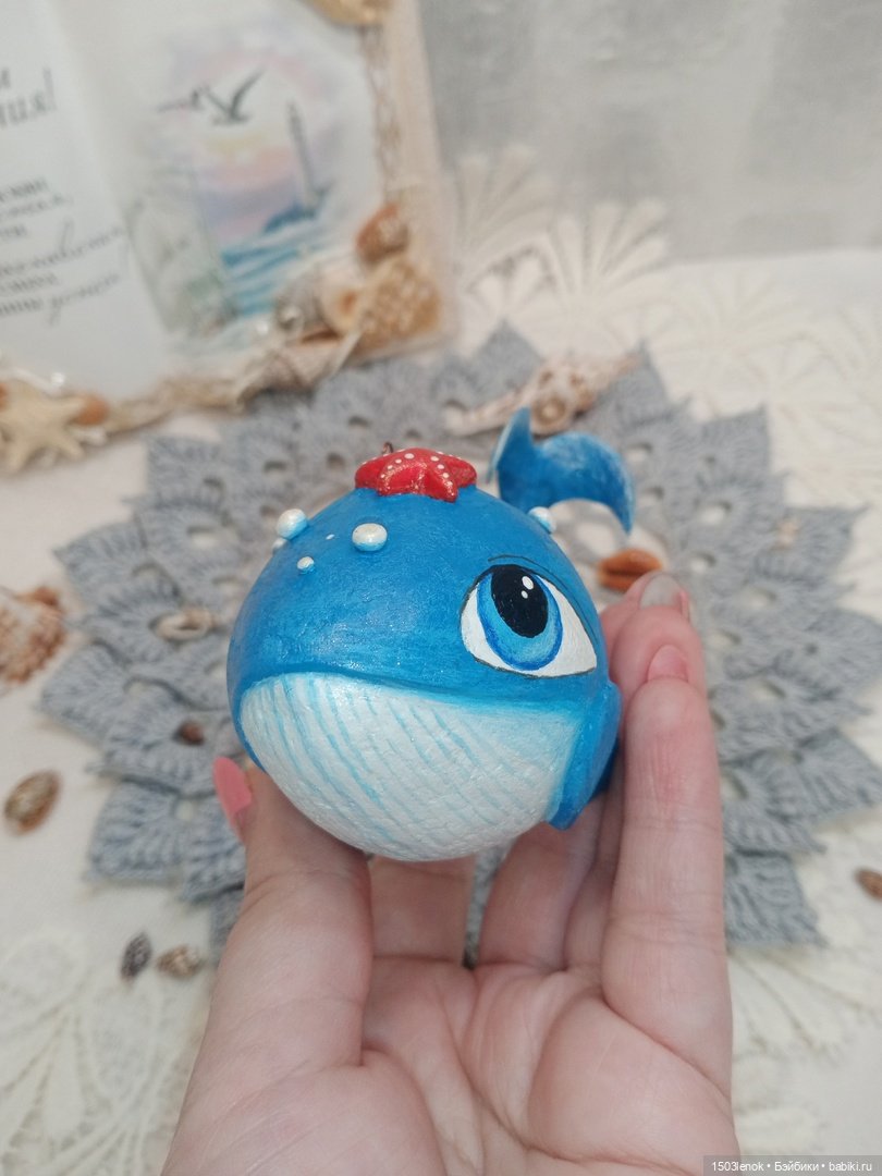 В глубинах океана — Лепка авторских игрушек и папье (фото 7)