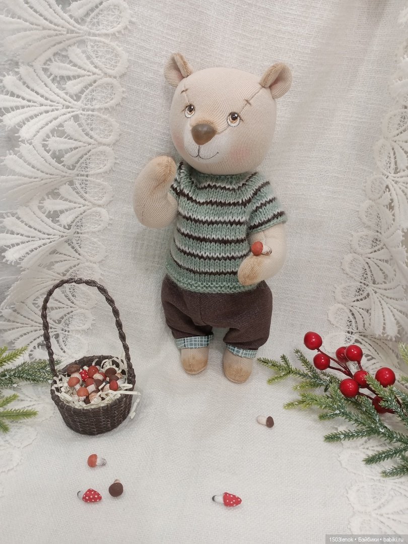 Берчик — Авторские мишки Тедди и друзья: фото (фото 6)