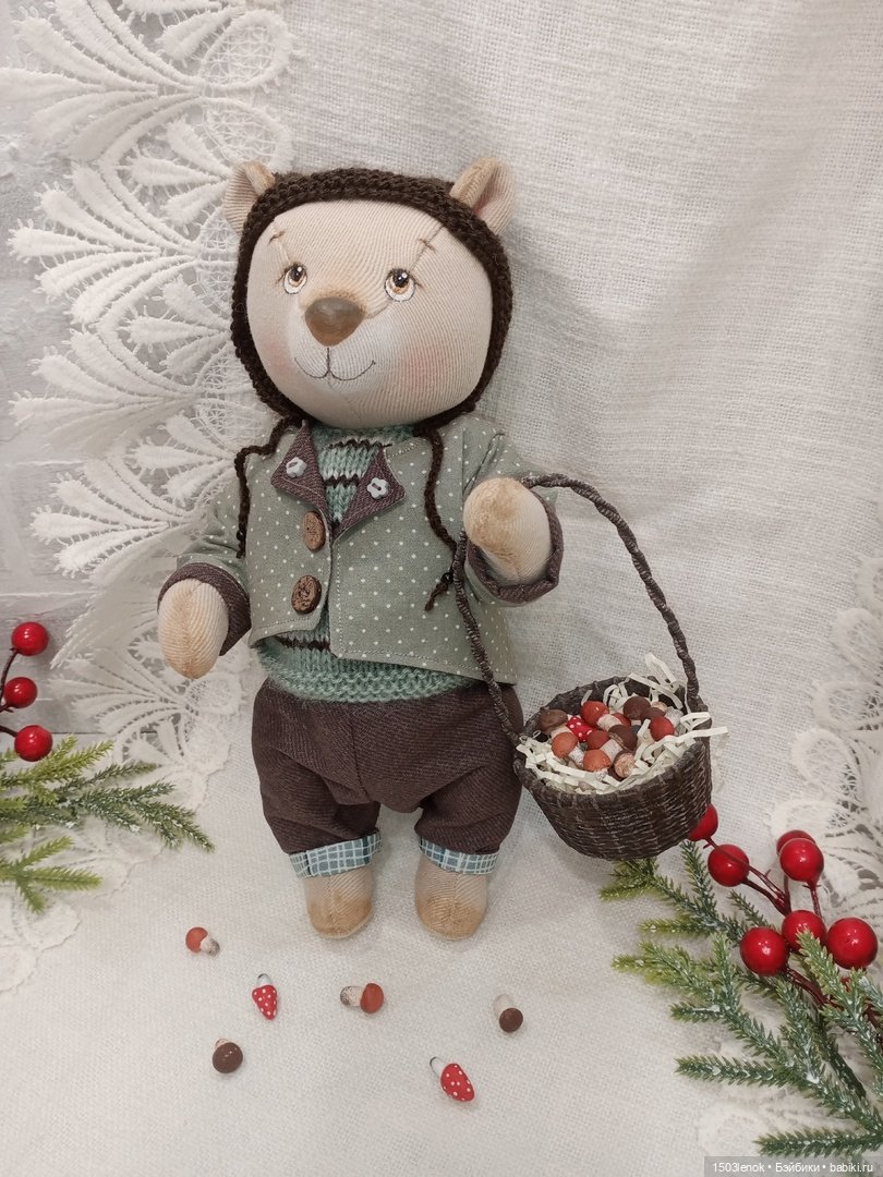 Берчик — Авторские мишки Тедди и друзья: фото (фото 2)