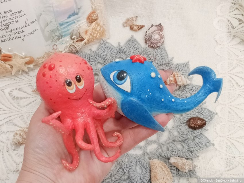 В глубинах океана — Лепка авторских игрушек и папье