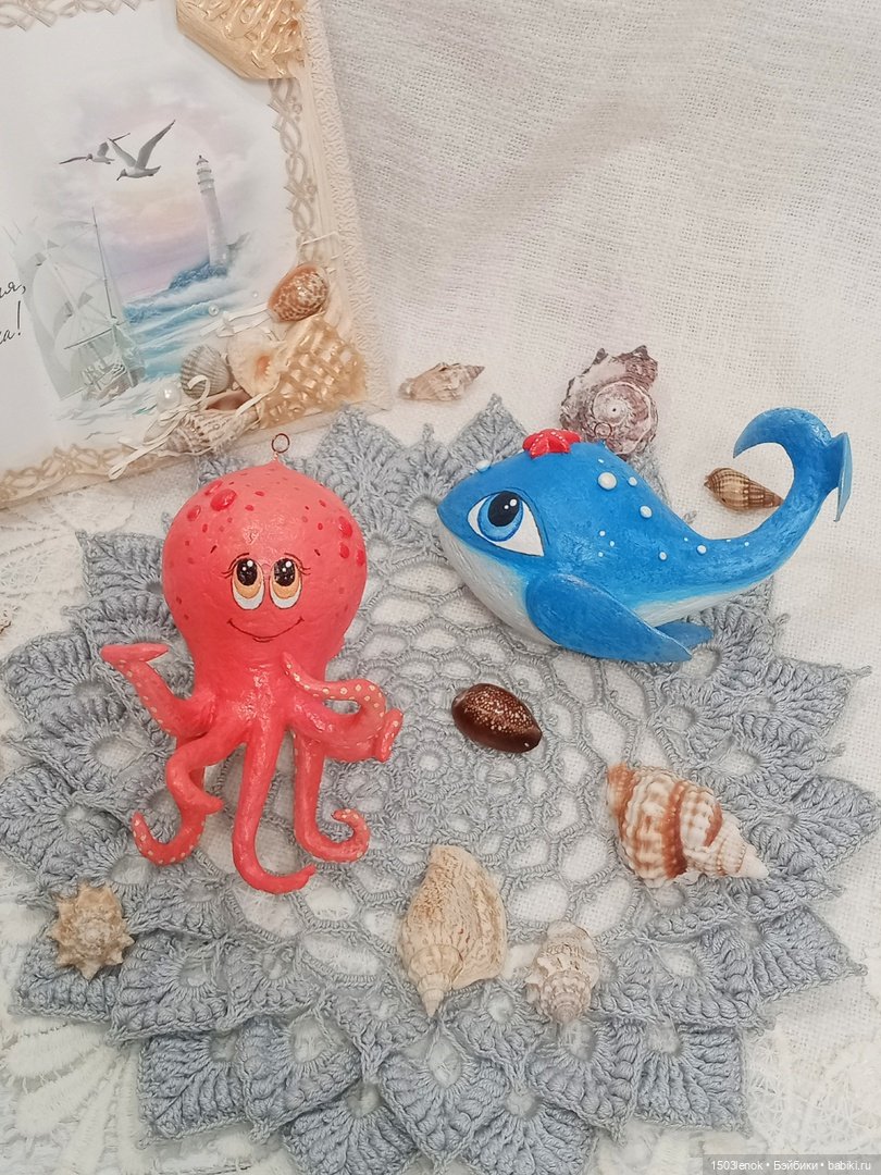 В глубинах океана — Лепка авторских игрушек и папье