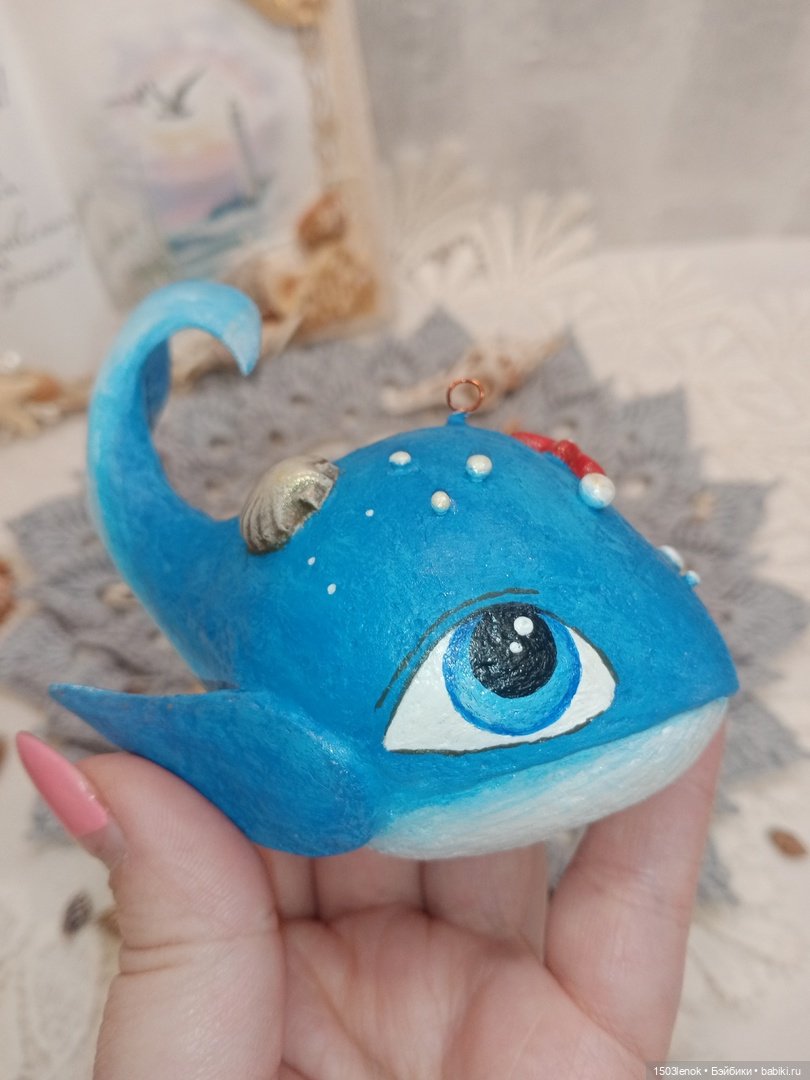 В глубинах океана — Лепка авторских игрушек и папье (фото 6)