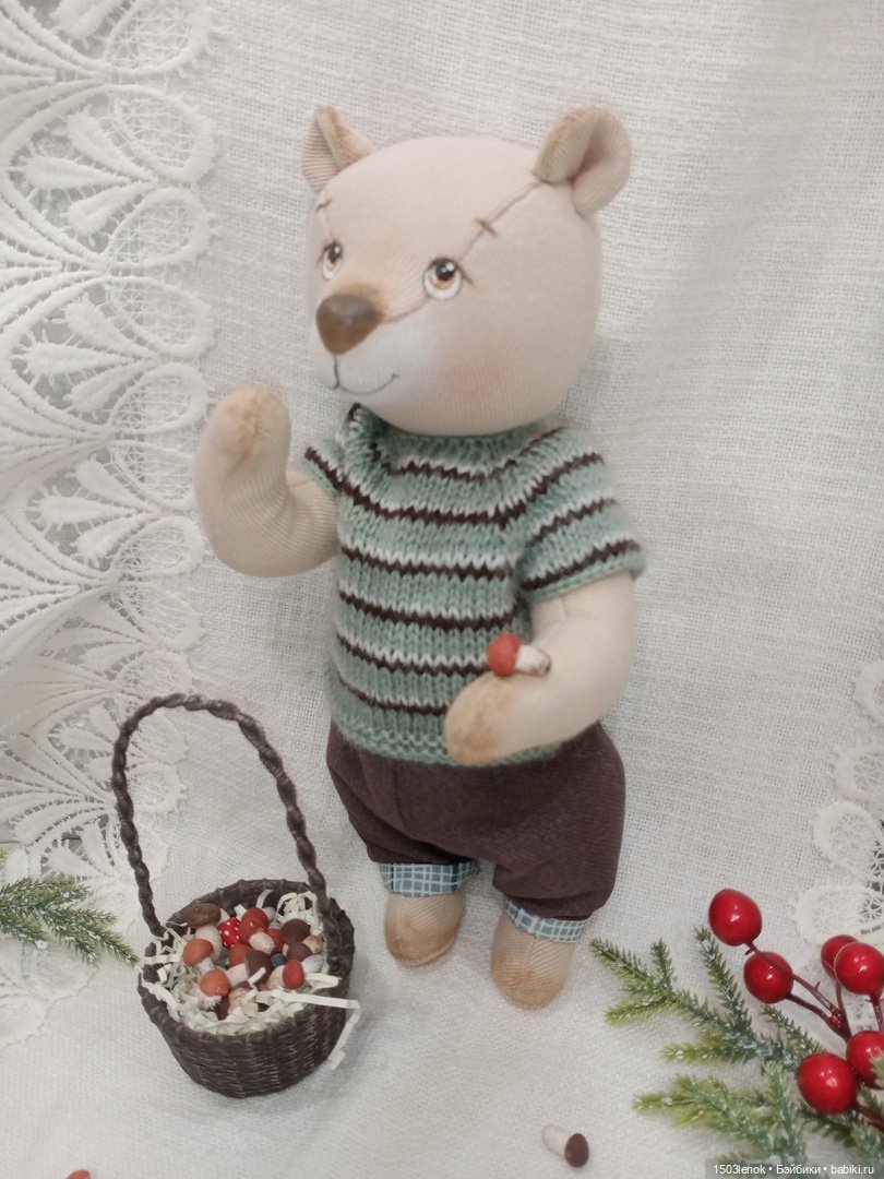 Берчик — Авторские мишки Тедди и друзья: фото (фото 8)