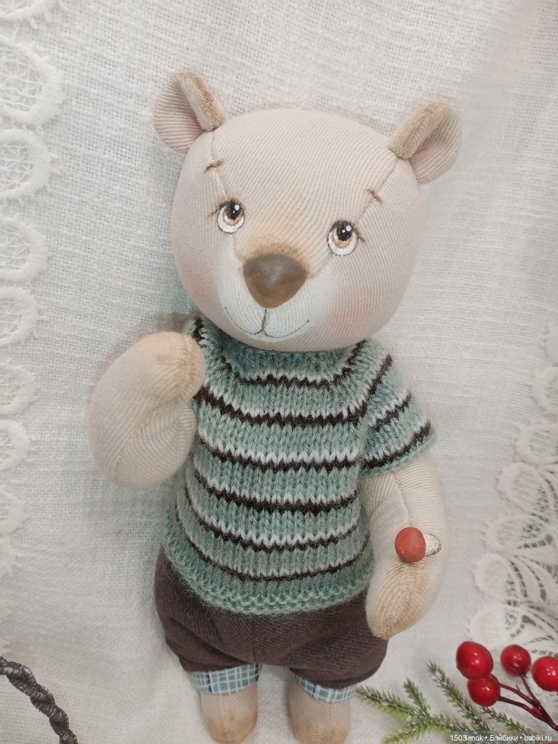 Берчик — Авторские мишки Тедди и друзья: фото (фото 7)