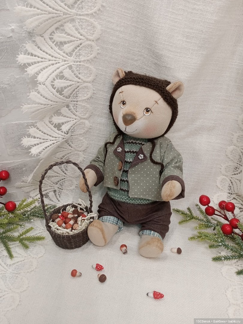 Берчик — Авторские мишки Тедди и друзья: фото (фото 3)