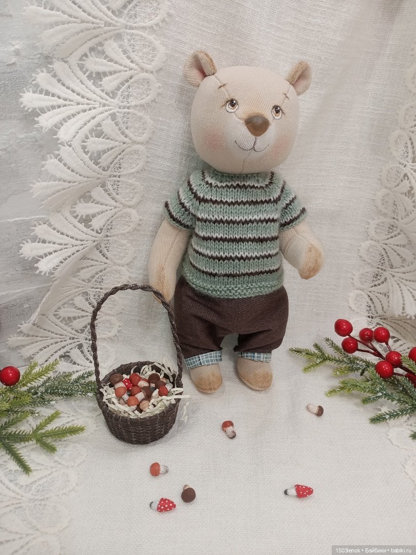 Берчик — Авторские мишки Тедди и друзья: фото (фото 5)