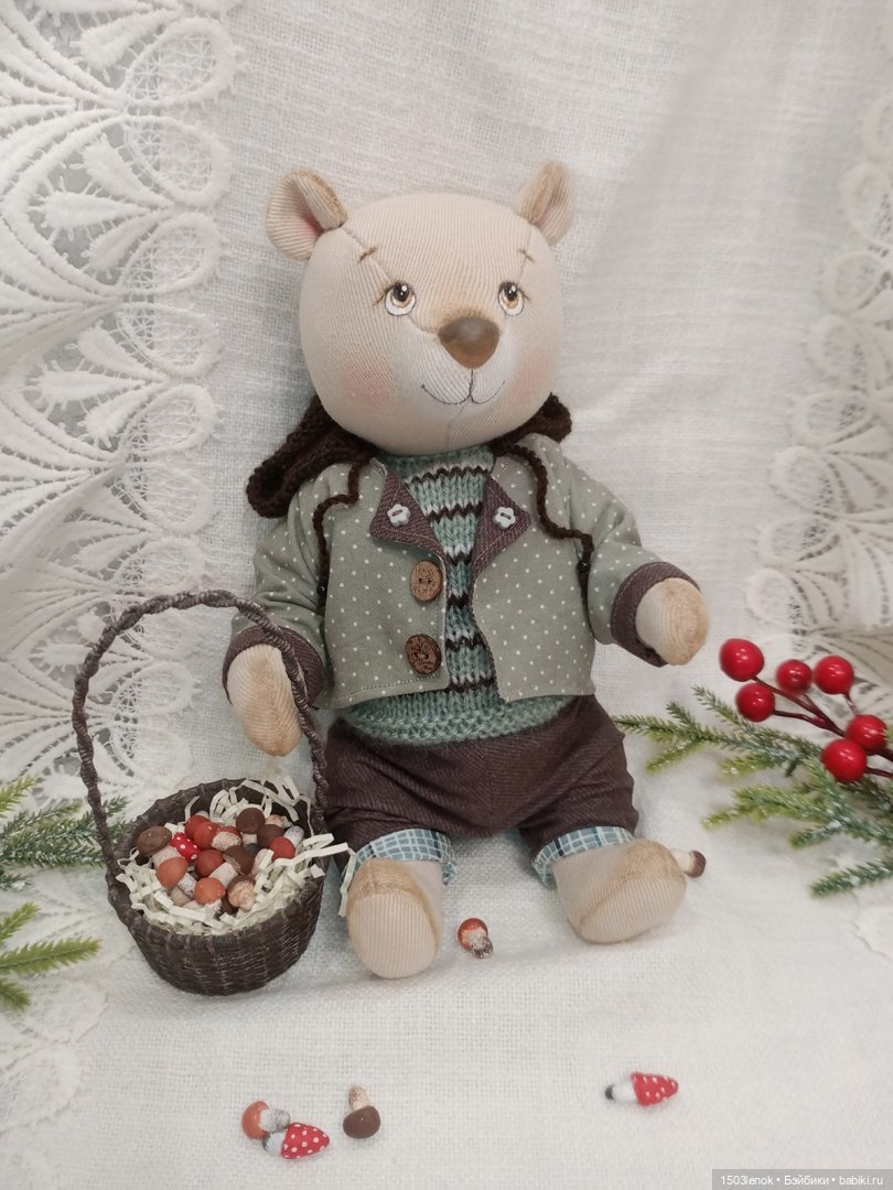 Берчик — Авторские мишки Тедди и друзья: фото (фото 4)