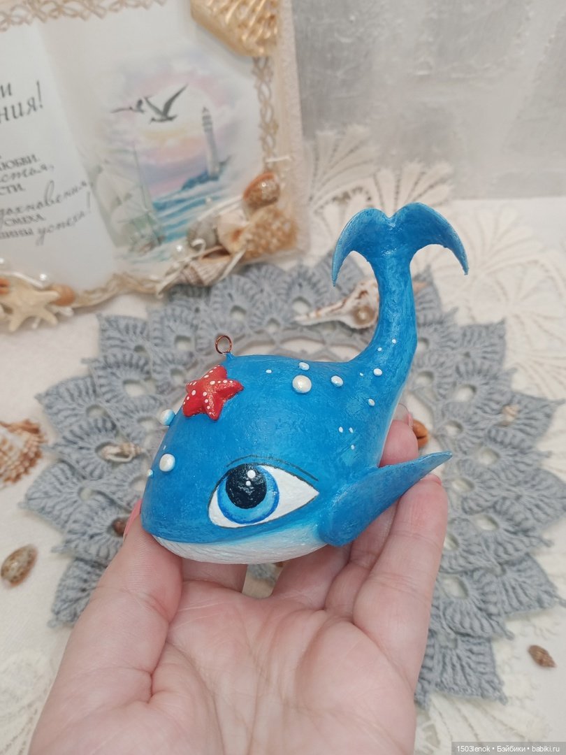В глубинах океана — Лепка авторских игрушек и папье (фото 8)