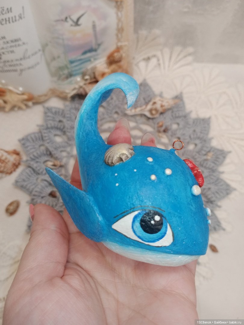 В глубинах океана — Лепка авторских игрушек и папье (фото 10)