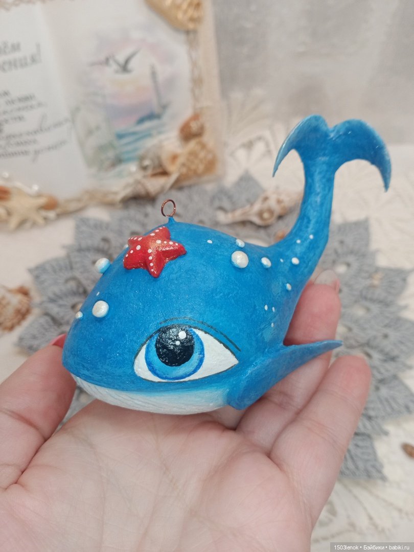 В глубинах океана — Лепка авторских игрушек и папье (фото 4)