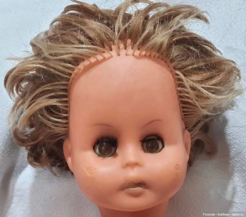 Новое личико куклы ГДР — Реставрация и преображение кукол: ремонт (фото 2)