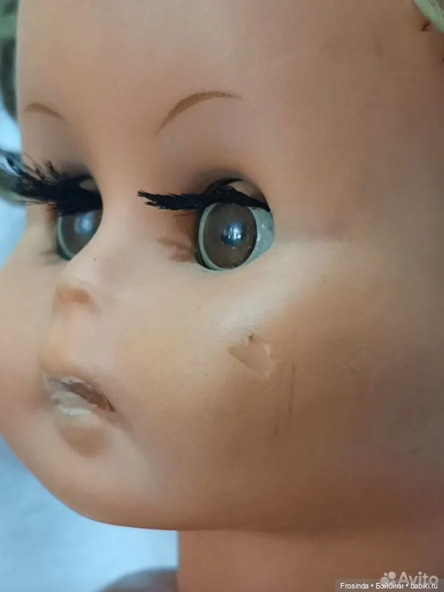 Новое личико куклы ГДР — Реставрация и преображение кукол: ремонт (фото 4)