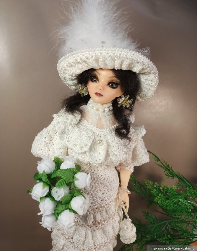 Новая куколка в наряде невесты из моей коллекции Парадиз (фото 8)