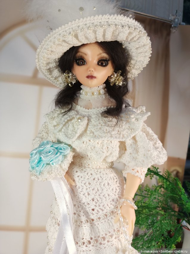 Новая куколка в наряде невесты из моей коллекции Парадиз (фото 10)