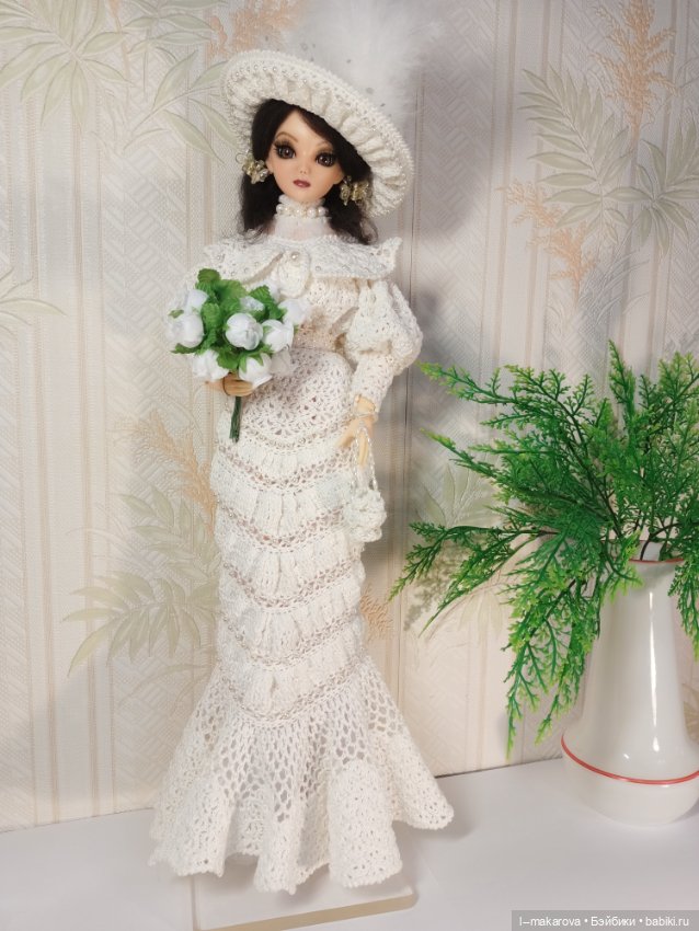 Новая куколка в наряде невесты из моей коллекции Парадиз (фото 4)