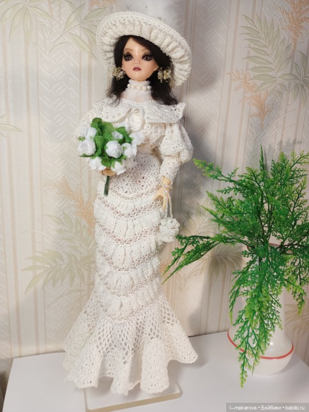 Новая куколка в наряде невесты из моей коллекции Парадиз (фото 3)