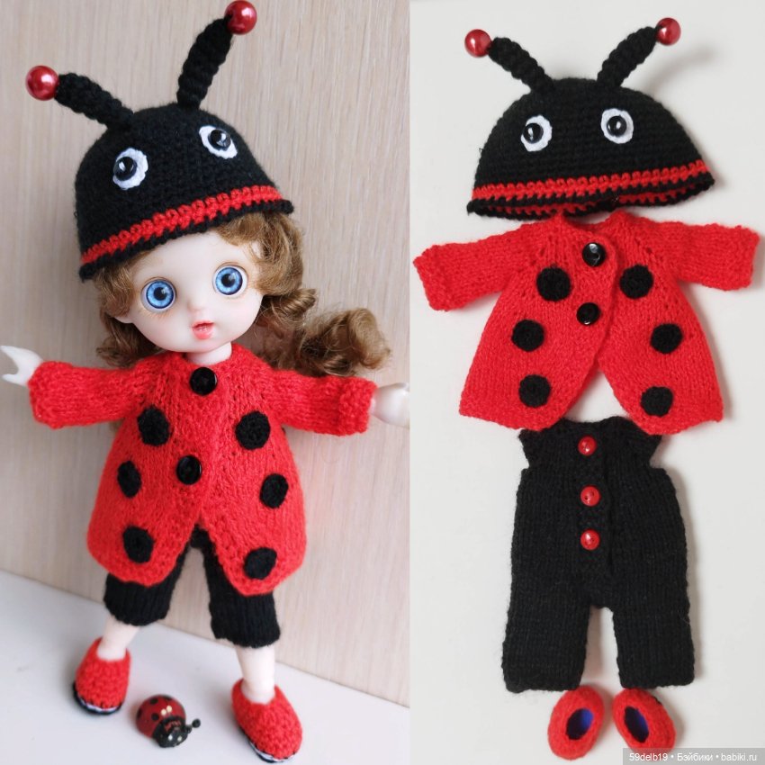 Ния - "Божья Коровка"🐞 — Куклы Baboliy (Баболи