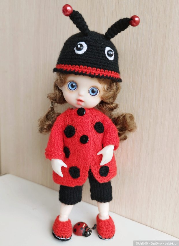 Ния - "Божья Коровка"🐞 — Куклы Baboliy (Баболи